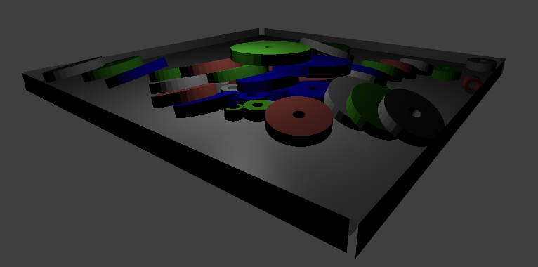 Tapes dropped onto a bounded surface